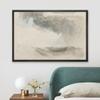 SIGNLEADER Framed Canvas Print Wall Art Black Blue Abstract Pastel Landscape Nature Wilderness Illustrations Modern Art Decorative Minimal Rustic for Living Room, Bedroom, Office - 16"x24" Black view 2