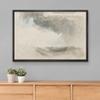 SIGNLEADER Framed Canvas Print Wall Art Black Blue Abstract Pastel Landscape Nature Wilderness Illustrations Modern Art Decorative Minimal Rustic for Living Room, Bedroom, Office - 16"x24" Black view 3