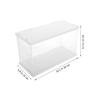 Zerodeko 1pc Acrylic Display Case for Figures Multi-Layer Showcase Easy Access Door Storage for Models Dolls and Collectibles view 2