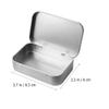 6pcs Portable Tinplate Cream Cases Lids Metal Boxes for Organizing Objects Cosmetics and Spices Storage view 2