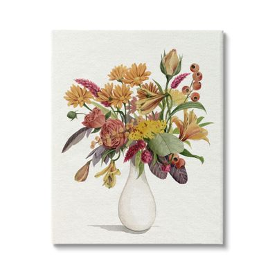 Stupell Industries Traditional Country Flower Bouquet Autummal Arrangement, Design by Grace Popp