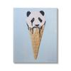 Stupell Industries Adorable Panda Bear Ice Cream Waffle Cone,Design by Coco de Paris view 1