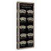 Stupell Industries Poker Hand Rankings Card Casino Visual Game Chart, Design by Cindy Jacobs view 4
