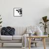 Stupell Industries Black White Minimal Calf Cow Cattle Painting,Design by Ashley Justice view 2