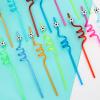 24Pcs Soccer Party Straws for Soccer Party Favors, Soccer Ball Themed Party Decorations Reusable Soccer Themed Straws for Sports Party Supplies for Kids Boys Girls view 4