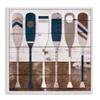 Stupell Industries Ocean Paddle Ores Grain Pattern Rustic Cabin, Design by Milli Villa view 1