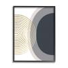 Stupell Industries Simple Cool Modern Abstract Shapes Circles Spirals Motif, Design by Urban Epiphany view 1