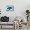 Stupell Industries Beautiful Sea Turtle Swimming Stippled Water Splashing, Design by MB Cunningham view 2