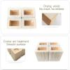 LUOFDCLDDD Furniture Legs4Pack Height Wood Sofa Legs Reliable Woodenniture Legs,20 cm Liftniture Risers Bed Risers, Solid Color Tea Table Cabinet Legs Sofa Feets/10Cm/3.9In view 4