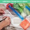 Chumia 60 Pack Sous Vide Bags Reusable Vacuum Seal Bags with Air Valve Vacuum Zipper Storage with Air Valve Double Layers Food Storage for Sous Vide Cooking and Food Kit view 4