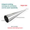 12pcs 5.5inch conical Cream Horn Molds Stainless Steel not easy to corrosion, can be used repeatedly Set of 12 Standing Cone Shape Cannoli Tubes Baking Cones Pastry Roll Horn Croissant Mold view 3
