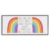 Stupell Industries Bold Rainbow Different Is Beautiful Inspirational Quote,Design by Lux + Me Designs view 1