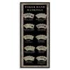 Stupell Industries Poker Hand Rankings Card Casino Visual Game Chart, Design by Cindy Jacobs view 1