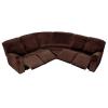 7-Piece L Shape Velvet Stretch Recliner Corner Sofa Cover, Corner Sofa Covers for Sectional Sofa Set, for Reclining L Shape Sofa Slipcovers Thick,Soft,Washable Durable Furniture Protector(Chocolate) view 1