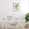 Stupell Industries Abstract Person Meditating Yoga Breathe Text Botanicals, Design by Victoria Barnes view 2