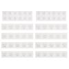 Beavorty 50sheets Self-adhesive Cosmetic Label Stickers for Shampoo Conditioner Body Wash and Hand Soap Sections for Easy Classification and Organization view 1