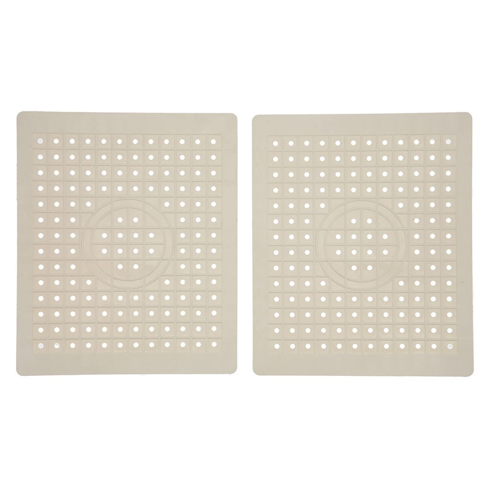 10" x 12" Easy Cleanse Dishwasher Safe Heat Resistant Eco Friendly Faster Drying Trivet Kitchen Counter Dish Mat Pad, 2PCS Silicone Dish Drying Mat, Counter top Mat, Dish Draining Mat, Sink Mat (Gre