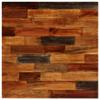 SKM Bar Table Solid Reclaimed Wood 27.6"x27.6"x41.7" view 3