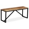 SKM Bench Solid Mango Wood 43.3"x13.8"x17.7" view 1