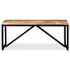 SKM Bench Solid Mango Wood 43.3"x13.8"x17.7" view 3