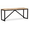 SKM Bench Solid Mango Wood 43.3"x13.8"x17.7" view 4