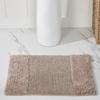 Better Trends 3 Piece Bathroom Rug Set 100% Cotton Non-Slip Washable Bath Mat, Soft & Absorbent Bath Rugs for Bath Room, Shower, Bathtub & Spa Floors Beige Granada Collection view 1