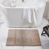 Better Trends 3 Piece Bathroom Rug Set 100% Cotton Non-Slip Washable Bath Mat, Soft & Absorbent Bath Rugs for Bath Room, Shower, Bathtub & Spa Floors Beige Granada Collection view 2