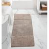 Better Trends 3 Piece Bathroom Rug Set 100% Cotton Non-Slip Washable Bath Mat, Soft & Absorbent Bath Rugs for Bath Room, Shower, Bathtub & Spa Floors Beige Granada Collection view 3