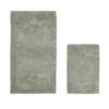 Better Trends 2 Piece Bathroom Rug Set 100% Cotton Non-Slip Washable Bath Mat, Soft & Absorbent Bath Rugs for Bath Room, Shower, Bathtub & Spa Floors Dark Sage Granada Collection view 1