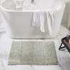 Better Trends 2 Piece Bathroom Rug Set 100% Cotton Non-Slip Washable Bath Mat, Soft & Absorbent Bath Rugs for Bath Room, Shower, Bathtub & Spa Floors Dark Sage Granada Collection view 4