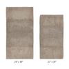 Better Trends 2 Piece Bathroom Rug Set 100% Cotton Non-Slip Washable Bath Mat, Soft & Absorbent Bath Rugs for Bath Room, Shower, Bathtub & Spa Floors Beige Granada Collection view 3