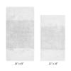 Better Trends 2 Piece Bathroom Rug Set 100% Cotton Non-Slip Washable Bath Mat, Soft & Absorbent Bath Rugs for Bath Room, Shower, Bathtub & Spa Floors White Granada Collection view 3