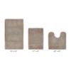 Better Trends 3 Piece Bathroom Rug Set 100% Cotton Non-Slip Washable Bath Mat, Soft & Absorbent Bath Rugs for Bath Room, Shower, Bathtub & Spa Floors Beige Granada Collection view 4