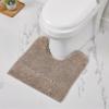 Better Trends 4 Piece Bathroom Rug Set 100% Cotton Non-Slip Washable Bath Mat, Soft & Absorbent Bath Rugs for Bath Room, Shower, Bathtub & Spa Floors Beige Granada Collection view 4