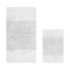 Better Trends 2 Piece Bathroom Rug Set 100% Cotton Non-Slip Washable Bath Mat, Soft & Absorbent Bath Rugs for Bath Room, Shower, Bathtub & Spa Floors White Granada Collection view 1