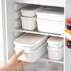 1600ml Plastic Bacon Box, Deli Meat Saver Cold Cuts Fridge Keeper, Cheese Food Storage Container with Lid for Refrigerator, Shallow Low Profile Christmas Cookie Holder view 2
