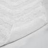Better Trends Toilet Rugs U Shaped Washable Bathroom Rug for Toilet 100% Cotton Non-Slip Bath Mat, Soft & Absorbent Bath Rugs 20" x 20" Contour White Hugo Collection view 4