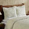 Better Trends 3 Pieces Set Chenille Bedspread King Size 100% Cotton Chenille Bedding Lightweight Bedding Floral Design Bedroom Decor Sage Florence Collection view 2