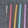 6pcs Portable Reusable Friendly Silicone Drinking Straw Drinking with Washing Brush Set Fit for 40 +230 Drinks, Silicone Straw, Silicone Straw, 6pcs Portable Reusable Environm view 4
