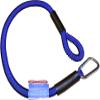 24-Inch Marine Grade SuperBungee Hand Made in The USA with 1 Stainless Steel Hook & 1 Convenient Cleat-Loop Ends (Blue) view 1