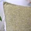 24x24 Pillow Covers Set of 2 Olive Green Soft Textured Chenille, Soft Cozy Large Cushion Covers for Couch, Modern Square Big Pillowcases, Decorative Farm House Oversized Euro Shams Sofa Pillow Covers view 3