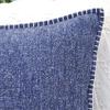 26x26 Pillow Covers Set of 2 Navy Blue, Extra Large Throw Pillow Covers for Couch Sofa Pillows, Soft Cozy Big Cushion Covers, Modern Square Euro Pillow Cases, Oversized Decorative Euro Shams view 3
