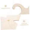 10pcs Cartoon Wood Clothes Hangers for Nursery Boy Girl Clothing Organizer for Boys and Girls Closet Storage and Drying view 2