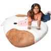 BigMouth x Squishmallows Original Inflat-A-Pal, Inflatable Floor Pillow, Jumbo Animal Cushion Lounger for Kids - Ronnie The Cow Squishmallow view 1