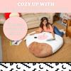 BigMouth x Squishmallows Original Inflat-A-Pal, Inflatable Floor Pillow, Jumbo Animal Cushion Lounger for Kids - Ronnie The Cow Squishmallow view 2