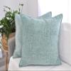 26x26 Pillow Covers Set of 2 Mint Green, Extra Large Throw Pillow Covers for Couch Sofa Pillows, Soft Cozy Big Cushion Covers, Modern Square Euro Pillow Cases, Oversized Decorative Euro Shams view 1