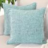 26x26 Pillow Covers Set of 2 Mint Green, Extra Large Throw Pillow Covers for Couch Sofa Pillows, Soft Cozy Big Cushion Covers, Modern Square Euro Pillow Cases, Oversized Decorative Euro Shams view 2