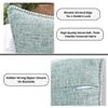 26x26 Pillow Covers Set of 2 Mint Green, Extra Large Throw Pillow Covers for Couch Sofa Pillows, Soft Cozy Big Cushion Covers, Modern Square Euro Pillow Cases, Oversized Decorative Euro Shams view 3