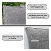 24x24 Pillow Covers Set of 2 Grey Soft Textured Chenille Extra Large Soft Cozy Large Cushion Covers for Couch Gray Modern Square Big Pillowcases Decorative Farmhouse Oversized Euro Shams view 3
