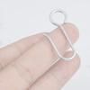 Kuasting 160pcs Stainless Steel S Hooks, Corrosion Resistant Curtain Wire Hooks, Drapery Hook Pins for Window, Shower, Door Curtains view 4